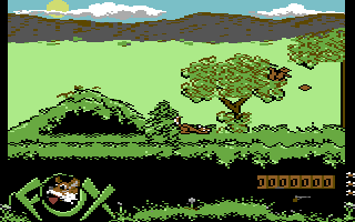 Foxx Fights Back back cover for Commodore 64